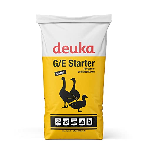 deuka G/E Starter 25 kg | Aufzuchtfutter für Gänseküken und Entenküken | Gänsefutter | Entenfutter | Futter für Gänseküken | Futter für Entenküken | Alleinfuttermittel von deuka