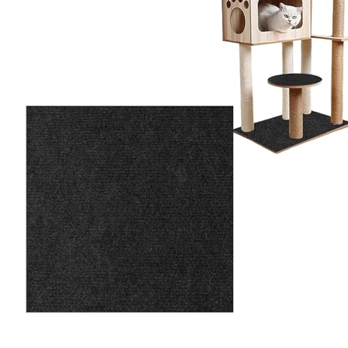 Cat Scratching Mat, Selbstklebend Kratzteppich, Trimmbarer Teppich Matte Pad Katzenkratzbretter, Für Kratzbaumteppiche, Schützt Teppiche Und Sofas von dewdat
