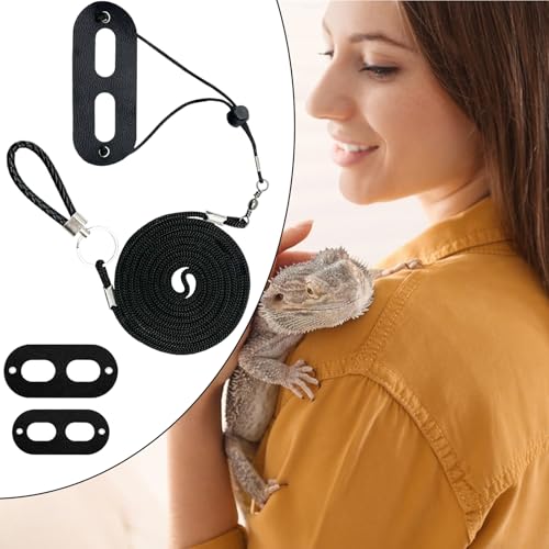 dewdat Echsenleine | Bartagamen Geschirr Set,Verstellbare Zugleine Für Kleintiere Reise Hamster Freigang Schildkröten dewdat Echsenleine | Bartagamen Geschirr Set,Verstellbare Zugleine Für Kleintiere Reise Hamster Freigang Schildkröten von dewdat