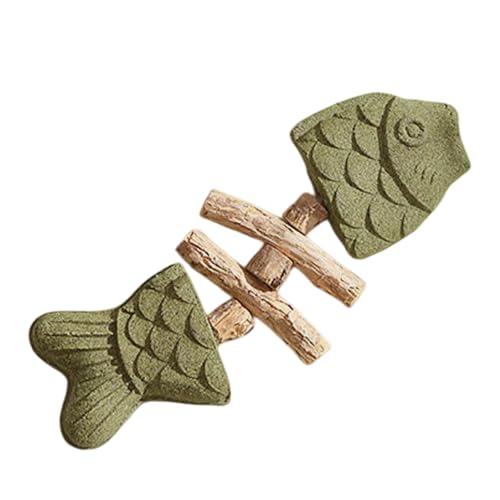 dewdat Katzenkauen Spielzeug Für Zahnung - Fischgräten Zahnstäbchen,Interaktives Katzenkauspielzeug Holz-Kauartikel Gegen Langeweile Beruhigender Zeitvertreib dewdat Katzenkauen Spielzeug Für Zahnung - Fischgräten Zahnstäbchen,Interaktives Katzenkauspielzeug Holz-Kauartikel Gegen Langeweile Beruhigender Zeitvertreib von dewdat
