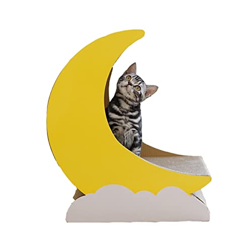 Cat Scratcher Cardboard 2-in-1 Multifunktional Cat Scratching Corrugated Papier Scratch Pad Cardboard Cat Toy No Crumbs Durable Recycle Board for Furniture Protection von dfghjdfgas