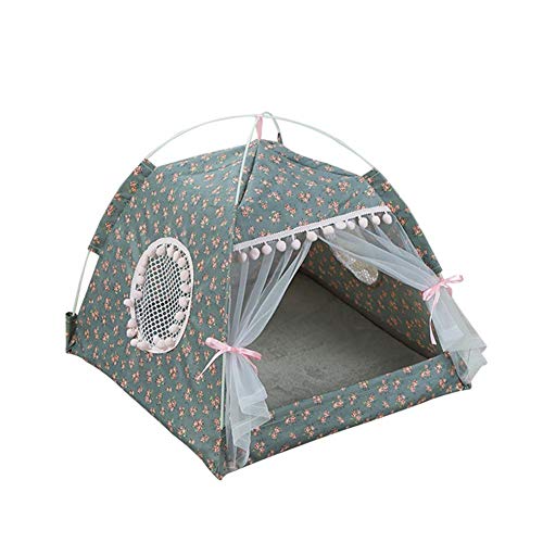 didatecar Katzenzelt Tipi, Katzenhaus Katzenzelt Katzenhöhlen Haus Und Zelt Für Hund Katzen Und Haustier, Abnehmbar Und Waschbar Zum Schlafen Spielen Für Kleine Bis Mittlere Größe Katzen von Ewbob