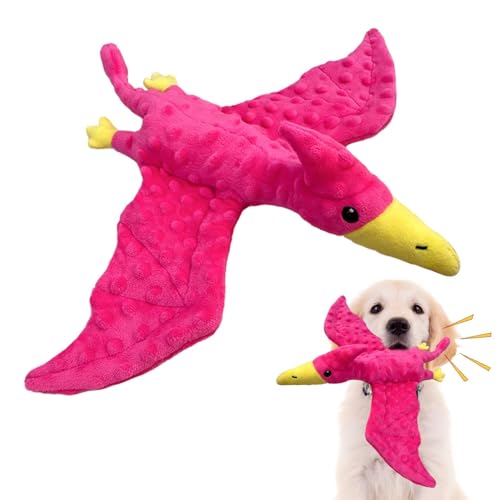 Gefülltes Hundespielzeug, Hundespielzeug für aggressive Kauer, Pterosaurier-Design, Plüschtiere für aggressive Kauer, Kauspielzeug für Welpen, quietschendes Plüsch-Hundespielzeug für drinnen und Gefülltes Hundespielzeug, Hundespielzeug für aggressive Kauer, Pterosaurier-Design, Plüschtiere für aggressive Kauer, Kauspielzeug für Welpen, quietschendes Plüsch-Hundespielzeug für drinnen und von diess
