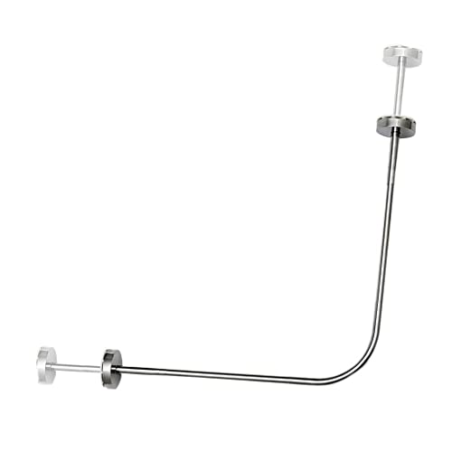dijiusidy Duschvorhangstange, Stahlschienenstange, Wandmontage, Badezimmer, rostfrei, verschleißfest, stanzfrei, schwer belastbare Bad Hardware dijiusidy Duschvorhangstange, Stahlschienenstange, Wandmontage, Badezimmer, rostfrei, verschleißfest, stanzfrei, schwer belastbare Bad Hardware von dijiusidy
