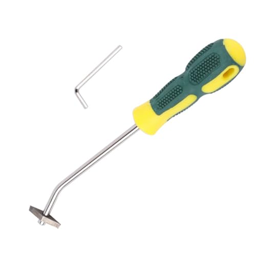 dijiusidy Professioneller Bodenzement Keramikfliesen Mörtelentferner Griff Reinigungsbohrer Schaben Rhombus Finishing Removal Tool von dijiusidy
