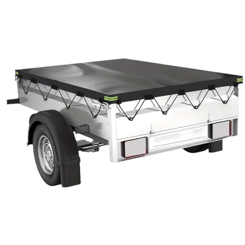 dijiusidy Strapazierfähige Anhängerabdeckung mit verstärkten Nähten und Nähten, Polyester Nutzanhängerabdeckung, Autoanhänger und Funktionen dijiusidy Strapazierfähige Anhängerabdeckung mit verstärkten Nähten und Nähten, Polyester Nutzanhängerabdeckung, Autoanhänger und Funktionen von dijiusidy