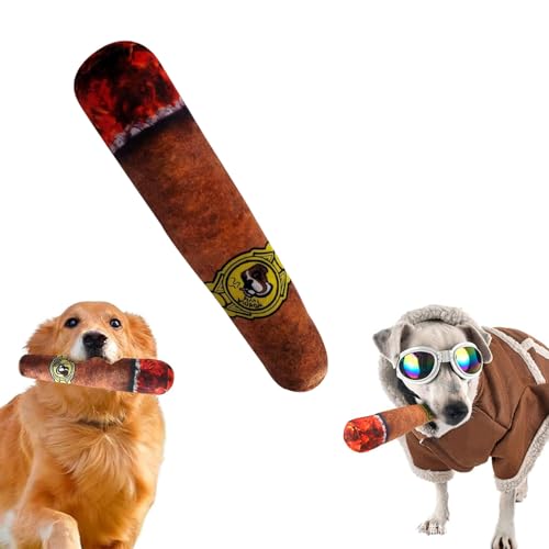 dinghaole Hundespielzeug, Quietschend Zigarette, Kühl Spielzeug Hund, Hunde Spielzeug für Kleine, Mittelgroße und Große Hunde, Hundespielzeug Quietschend Zigarette von dinghaole