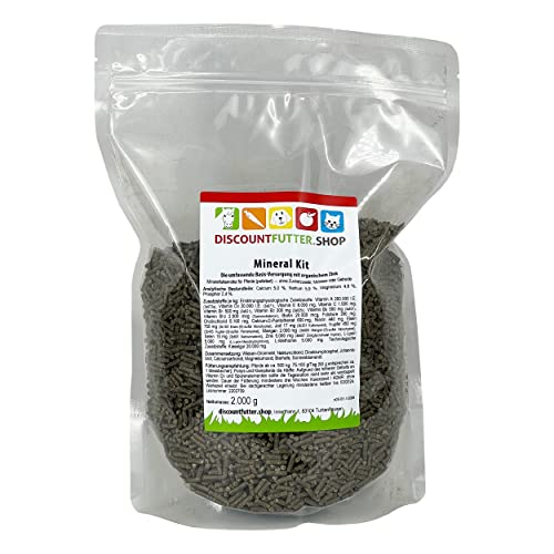 Mineral Kit - Mineralfutter für Pferde (2 kg - Pellet) - ohne Getreide und Zuckerzusatz von discountfutter.shop