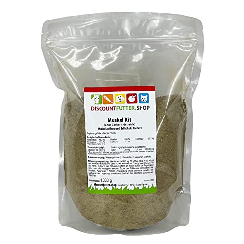 Muskel Kit (1 kg) - Nährstoffe für Muskelerhalt und Muskelaufbau beim Pferd von discountfutter.shop