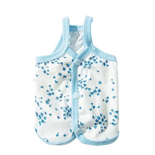 Hundeweste aus Baumwolle für kleine, große Hunde, weicher Miederpullover, Bekleidung, Blumenpullover, Frühlingspyjama Hundeweste aus Baumwolle für kleine, große Hunde, weicher Miederpullover, Bekleidung, Blumenpullover, Frühlingspyjama von divuukyi