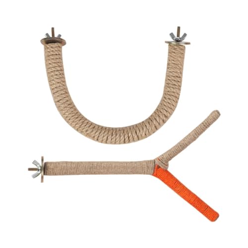 divuukyi 2 x Vogel-Sitzstange, Schrauben, Papageien-Spielständer, Spielzeug, Schleifen, Sitzstange, Vogelkäfig-Zubehör, Unterhaltung, Sitzstange, Stehspielzeug divuukyi 2 x Vogel-Sitzstange, Schrauben, Papageien-Spielständer, Spielzeug, Schleifen, Sitzstange, Vogelkäfig-Zubehör, Unterhaltung, Sitzstange, Stehspielzeug von divuukyi