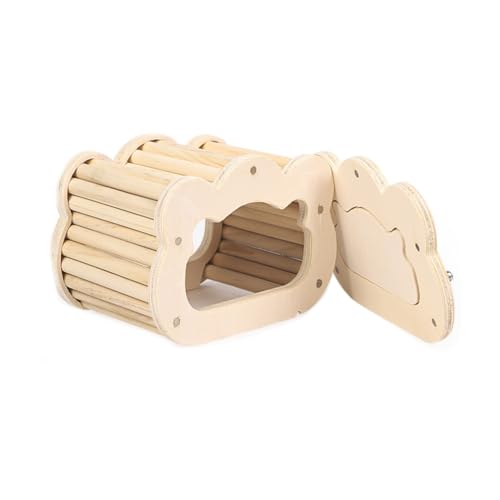 divuukyi Kleintierversteck aus Holz, kratzfest, Hamsterkäfig, Spielhaus, Eichhörnchen, Käfigmöbel divuukyi Kleintierversteck aus Holz, kratzfest, Hamsterkäfig, Spielhaus, Eichhörnchen, Käfigmöbel von divuukyi