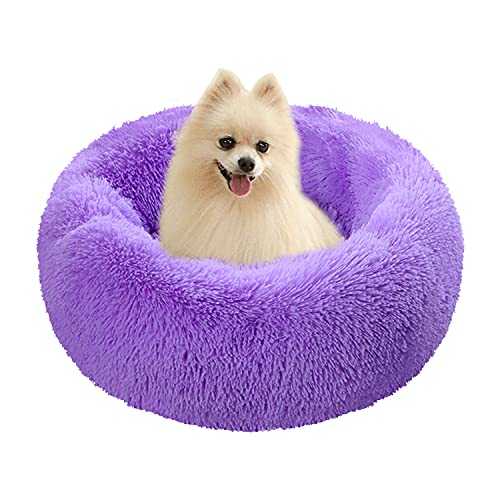 Beruhigendes Hundebett, Donut-Hundebett, ultraweich, flauschig, Kunstfell, Plüsch, rund, Anti-Angstzustände, Kissen mit gemütlicher rutschfester Unterseite für große, mittelgroße und kleine Hunde, Beruhigendes Hundebett, Donut-Hundebett, ultraweich, flauschig, Kunstfell, Plüsch, rund, Anti-Angstzustände, Kissen mit gemütlicher rutschfester Unterseite für große, mittelgroße und kleine Hunde, von diyfixlcd