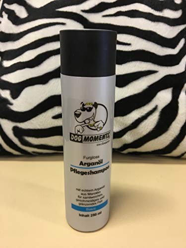 DogMoments Arganöl Pflegeshampoo 250ml für Hunde, Unbekannt Duft, Glänzendes Fell, Hundeshampoo DogMoments Arganöl Pflegeshampoo 250ml für Hunde, Unbekannt Duft, Glänzendes Fell, Hundeshampoo von dog moments
