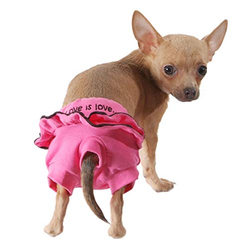 Schutzhöschen Love rosa Baumwolle von dogOne von dogOne