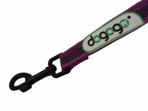 dogogo 12695-20 Gummierte Leine ohne Schlaufe, violett von cdVet