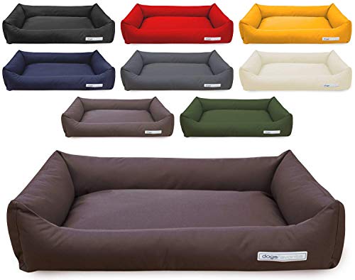 dogsfavorite Hundebett Comfort aus Nylon Gr. L 115 x 85cm braun Hundekissen Hundesofa Hundebetten von dogsfavorite