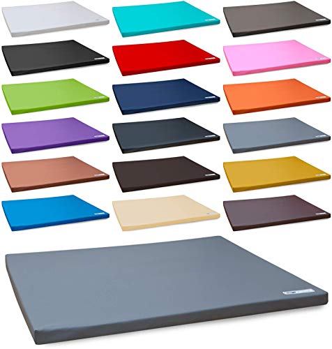 dogsfavorite Hundebett Easy aus Kunstleder Gr. XL 120 x 100cm grau Kofferraummatte Hundematte Hundekissen Hundebetten von dogsfavorite