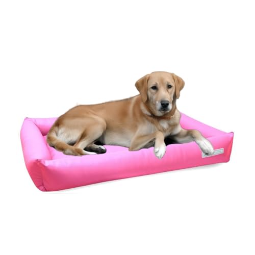 dogsfavorite, Hundebett Starter Visco aus Kunstleder, Hundekissen, orthopädisch, 100 x 75 cm, pink dogsfavorite, Hundebett Starter Visco aus Kunstleder, Hundekissen, orthopädisch, 100 x 75 cm, pink von dogsfavorite
