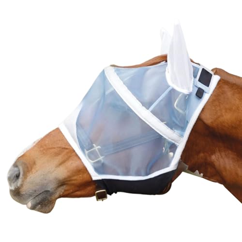Fliegenmaske, Fliegenmaske UV Schutz Fliegenhaube, Standard Stretchy Fly Mask Mit Ohrenschutz Elastisch, Comfort Breathability Für Horse Fliegenhaube von doyandader