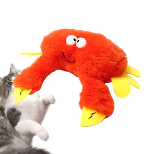 doyandader Fliegender Vogel Katzenspielzeug | Bewegungsspielzeug für Katzen,Flauschiges Plüsch-Hundespielzeug, berührungsaktiviert, realistisches interaktives Vogel-Katzenspielzeug, automatischer von doyandader