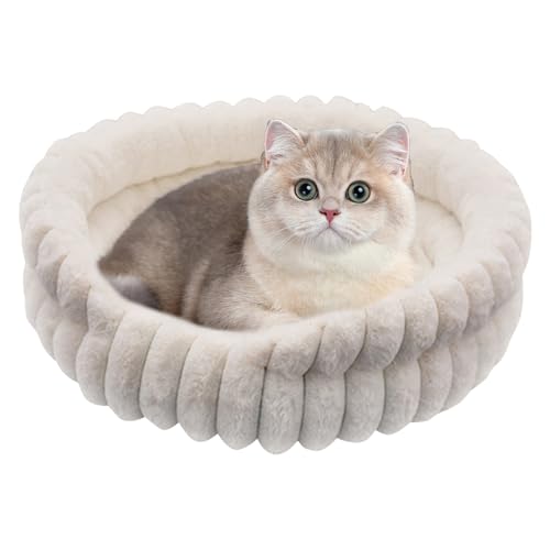 doyandader Kleine Hundebetten,Stylische Haustierbetten - Donut-förmiges rundes Zubehör für schlafende Katzen, Winter, Outdoor, beruhigend, Reise und kaltes Wetter doyandader Kleine Hundebetten,Stylische Haustierbetten - Donut-förmiges rundes Zubehör für schlafende Katzen, Winter, Outdoor, beruhigend, Reise und kaltes Wetter von doyandader