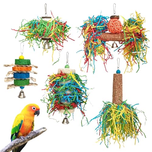 doyandader Spielzeug Für Papageien, Bunte Vogel Spielzeuge Zum Zerkleinern, Kauspielzeug Zur Geistigen Anregung Und Bewegung Fördern Mit Leckerli Funktion Für Sittiche Ara Graupapagei Und doyandader Spielzeug Für Papageien, Bunte Vogel Spielzeuge Zum Zerkleinern, Kauspielzeug Zur Geistigen Anregung Und Bewegung Fördern Mit Leckerli Funktion Für Sittiche Ara Graupapagei Und von doyandader
