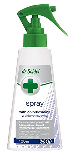 DR SEIDEL Chlorhexidin Spray gegen Bakterien 100ml Keine Reizung der Haut, frei von Farb- und Duftstoffen DR SEIDEL Chlorhexidin Spray gegen Bakterien 100ml Keine Reizung der Haut, frei von Farb- und Duftstoffen von dr Seidel