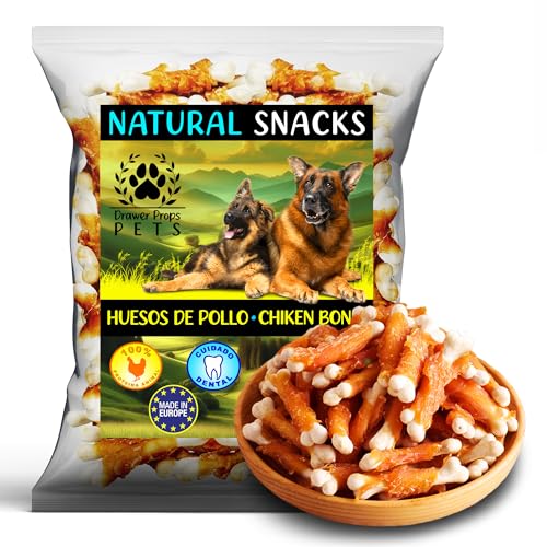 Drawer Props Pets, Leckereien, Snacks, Leckereien und natürliche Leckereien für Hunde, Knochen für Hunde, Packung mit 100 g, Kalziumknochen, mit Huhn Drawer Props Pets, Leckereien, Snacks, Leckereien und natürliche Leckereien für Hunde, Knochen für Hunde, Packung mit 100 g, Kalziumknochen, mit Huhn von drawer props pets
