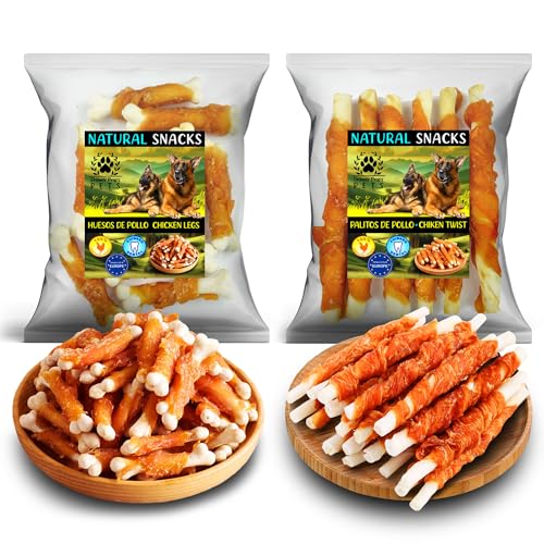 Leckerlis, natürliche Snacks, Leckerlis und Leckerlis für Hunde, 200 g (Packung mit 2 Beuteln) von drawer props pets