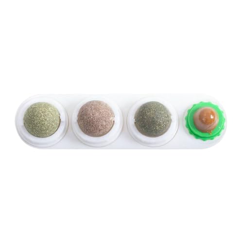drburpily Cat Wall Catnip Ball Selbstklebende essbare Zähne Spielbälle Kauspielzeug, Weiss drburpily Cat Wall Catnip Ball Selbstklebende essbare Zähne Spielbälle Kauspielzeug, Weiss von drburpily
