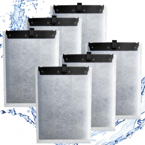 6 Stück große Filterkartuschen für Tetra Whisper Bio-Bag Filter, Ersatz-Filterkartusche für Aquarien, kompatibel mit Tetra Whisper Filtern 20i, 40i/IQ20, 30, 45, 60/PF20, 30, 40, 60 und ReptoFilter von driamor