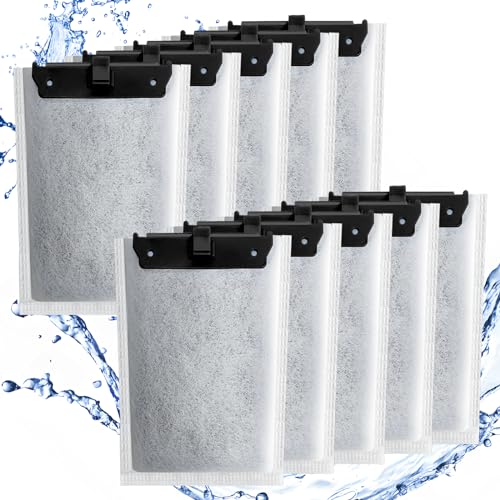 Filterkartuschen für Tetra Whisper Bio-Bag Filter, Ersatz-Filterkartusche vormontiert für Aquarien, kompatibel mit Tetra Whisper Filtern 10i/IQ10/PF10 und ReptoFilter, 10 Stück von driamor