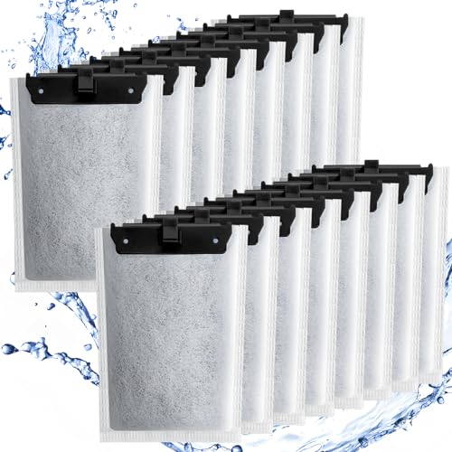 Filterkartuschen für Tetra Whisper Bio-Bag Filter, Ersatz-Filterkartusche vormontiert für Aquarien, kompatibel mit Tetra Whisper Filtern 10i/IQ10/PF10 und ReptoFilter, 16 Stück von driamor