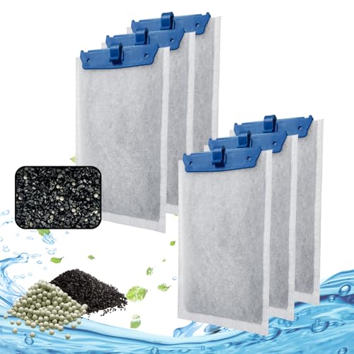 driamor 6er-Pack Filterkartusche für Tetra EasyCrystal Filter 250 und EasyCrystal FilterBox 300, mittlere Baumwollersatzfilterkartuschen mit Ultra-Aktivkohle und Zeolith driamor 6er-Pack Filterkartusche für Tetra EasyCrystal Filter 250 und EasyCrystal FilterBox 300, mittlere Baumwollersatzfilterkartuschen mit Ultra-Aktivkohle und Zeolith von driamor