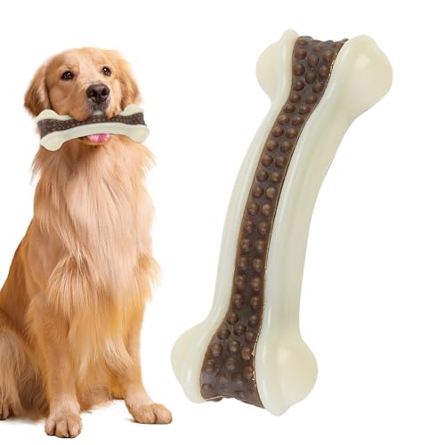 driattie Hundespielzeug Kauknochen, Für Aggressive Welpen & Starke Kaubedürfnisse, Trainingshilfe & Zahnungshilfe für Hunde Aller Größen zur Beruhigung und Beschäftigung während der Spielzeit driattie Hundespielzeug Kauknochen, Für Aggressive Welpen & Starke Kaubedürfnisse, Trainingshilfe & Zahnungshilfe für Hunde Aller Größen zur Beruhigung und Beschäftigung während der Spielzeit von driattie