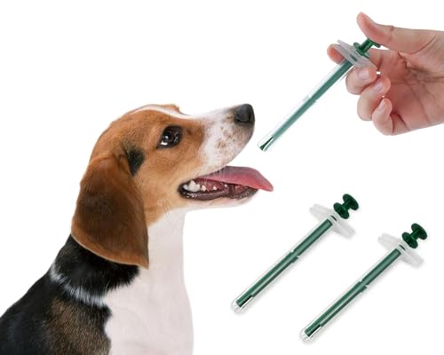 DS. DISTINCTIVE STYLE Pillen-Shooter für Hunde, 2 Stück, Haustier-Pillendose, für große Hunde, praktische Pillenpistole für mittelgroße bis große Rassen, bis zu 20,4 kg von ds. distinctive style