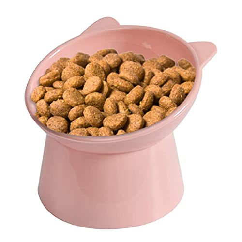Hochgezogene Schalen erhöhte Lebensmittel oder Wasserschüssel geneigte Angehobene Haltung für Katzenfutterschalenhal von dsbdrki