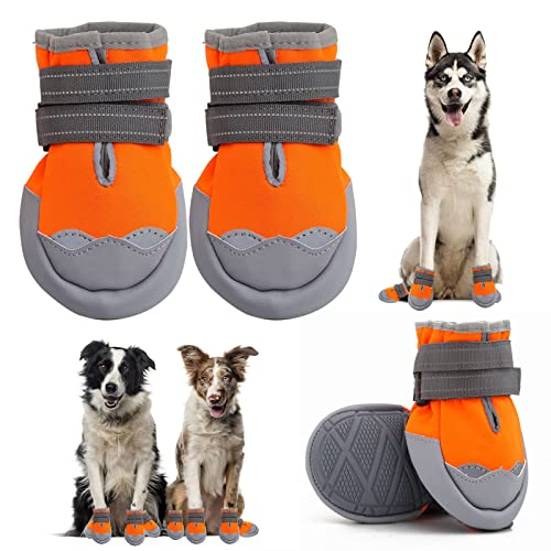 Hundestiefel, mittelgroße und große Hundestiefel und Pfotenschutz, geeignet für verschneite Wintertage, heiße Sommerstraßen, wasserdicht im Regen, Spaziergänge im Freien, rutschfeste Schuhe für den Hundestiefel, mittelgroße und große Hundestiefel und Pfotenschutz, geeignet für verschneite Wintertage, heiße Sommerstraßen, wasserdicht im Regen, Spaziergänge im Freien, rutschfeste Schuhe für den von dtyxpet