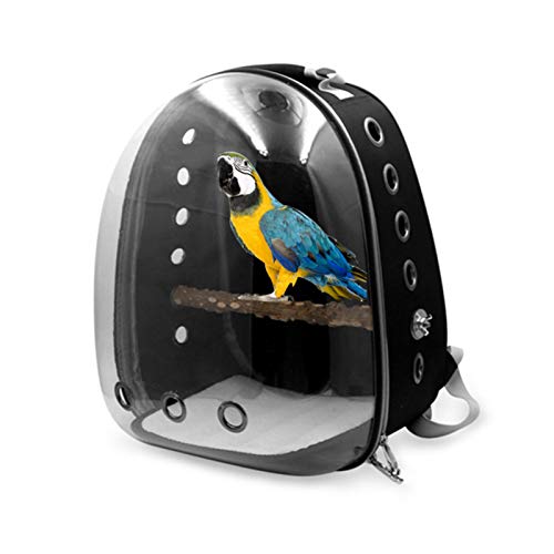 duhe189014 Papageien-Rucksack, atmungsaktiv, Starling-Käfig, transparent, für Haustiere von duhe189014