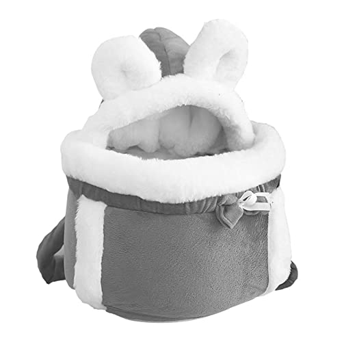 duhe189014 Warmer Haustier-Rucksack, Winter-Haustier-Tragetasche, kleine Katzen, Welpen, Outdoor-Reisetasche, dick, warm, verstellbar, geeignet zum Tragen von Welpen, Hunden, Katzen von duhe189014