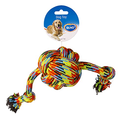 duvoplus, Ball aus Baumwolle mit 2 Knoten, Beach, 50 x 10 cm, Spielzeug, Hund duvoplus, Ball aus Baumwolle mit 2 Knoten, Beach, 50 x 10 cm, Spielzeug, Hund von Duvoplus