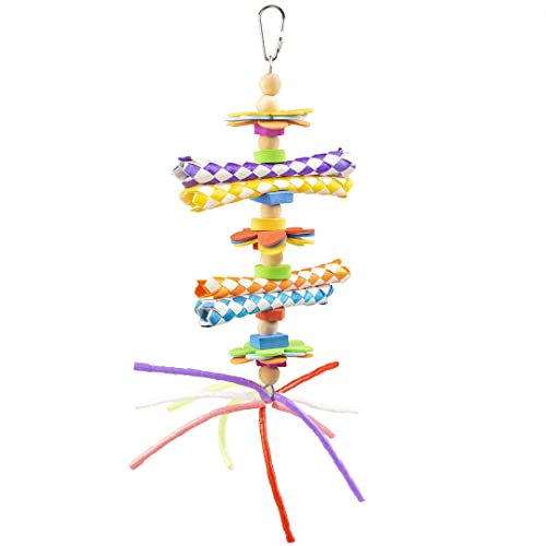 duvoplus, Bunte Anhänger mit Spielzeug aus Kunststoff, L: 29,2 x 17,8 x 6,4 cm, Mehrfarbig, Vögel, Mehrfarbig von Duvoplus