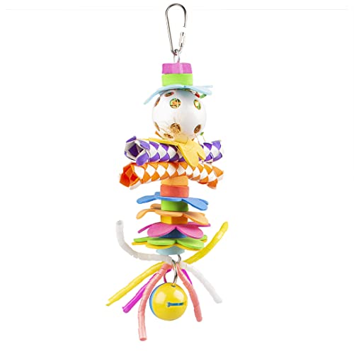duvoplus, Bunte Anhänger mit Spielzeug aus Kunststoff, S: 22 x 14 x 5,5 cm, Mehrfarbig, Vögel, Mehrfarbig duvoplus, Bunte Anhänger mit Spielzeug aus Kunststoff, S: 22 x 14 x 5,5 cm, Mehrfarbig, Vögel, Mehrfarbig von Duvoplus