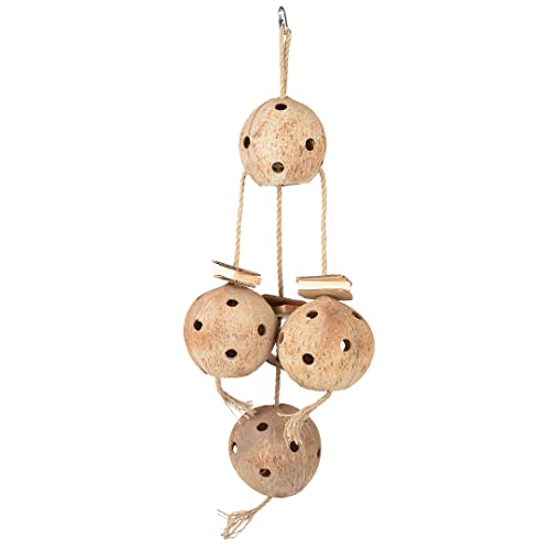 duvoplus, Coconut Jungle Großer Anhänger mit Sisal & Karton, 72,5 x 25 x 12 cm, Farbe Holz, Vögel, Farbe Holz, Vögel duvoplus, Coconut Jungle Großer Anhänger mit Sisal & Karton, 72,5 x 25 x 12 cm, Farbe Holz, Vögel, Farbe Holz, Vögel von Duvoplus