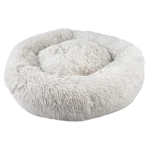 duvoplus, Cozy Bett Donut M – 50 x 50 x 16 cm, Grau, für Bett/Korb/Sofa/Tipi, Grau, Katze von Duvoplus