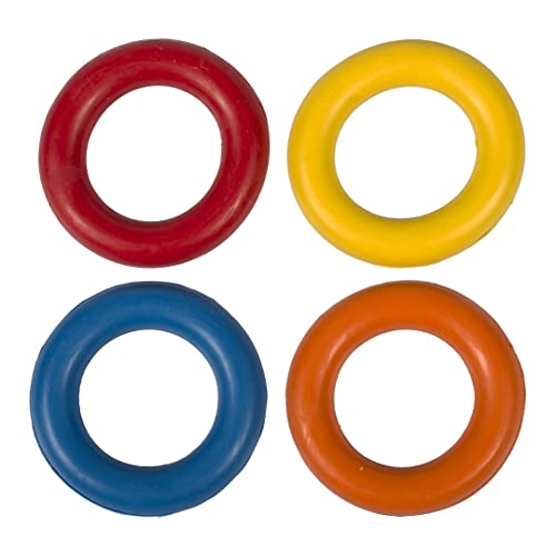 duvoplus, Dogtoy Gummiring Mix L – 15 cm gemischte Farben, Spielzeug, gemischte Farben, Hund von Duvoplus
