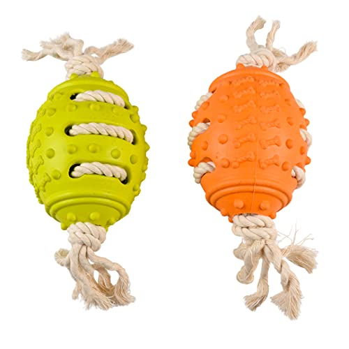 duvoplus, Eco Gummi Rugbyball Bambus/Reis + Baumwolle, 28 x 9,3 x 9,3 cm, Spielzeug, Hund duvoplus, Eco Gummi Rugbyball Bambus/Reis + Baumwolle, 28 x 9,3 x 9,3 cm, Spielzeug, Hund von Duvoplus