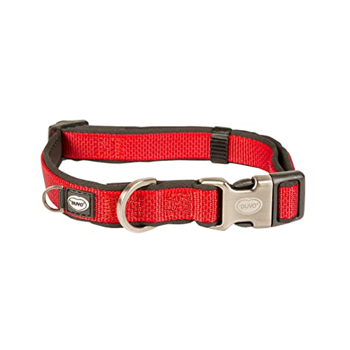 duvoplus, Ga me Explor North, bequemes und zeitgenössisches Hundehalsband, Größe 30-45 cm/15 mm, Rot, ideal für Spaziergänge und abenteuerliche Expeditionen duvoplus, Ga me Explor North, bequemes und zeitgenössisches Hundehalsband, Größe 30-45 cm/15 mm, Rot, ideal für Spaziergänge und abenteuerliche Expeditionen von Duvoplus