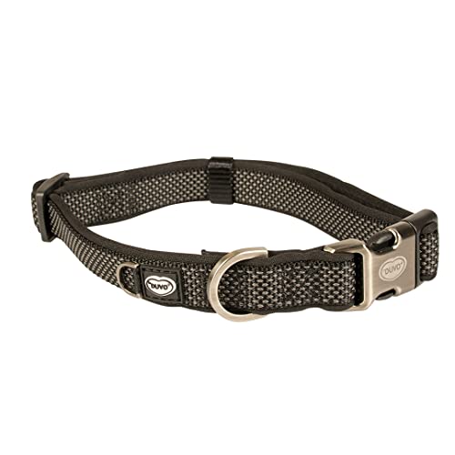 duvoplus, Ga me Explor North, bequemes und zeitgenössisches Hundehalsband, Größe 35 – 55 cm/20 mm, Schwarz, ideal für Spaziergänge und abenteuerliche Expeditionen duvoplus, Ga me Explor North, bequemes und zeitgenössisches Hundehalsband, Größe 35 – 55 cm/20 mm, Schwarz, ideal für Spaziergänge und abenteuerliche Expeditionen von Duvoplus
